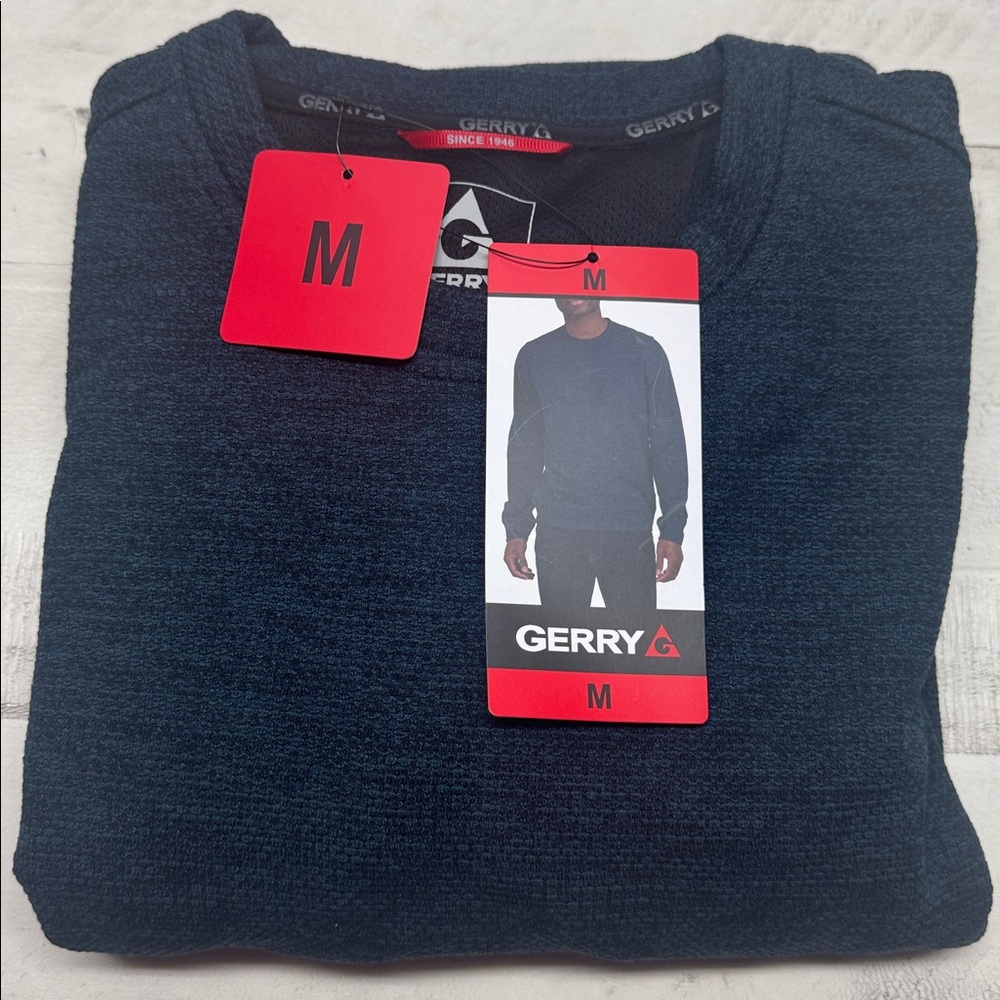 NWT Gerry Mens Textured Crewneck Sweatshirt